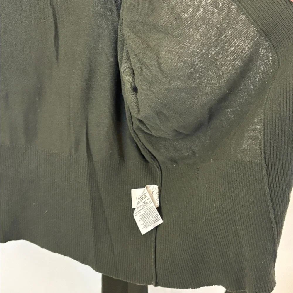 GAP Green Cardigan Sweater Wrap-Style Knit - Picture 7 of 9
